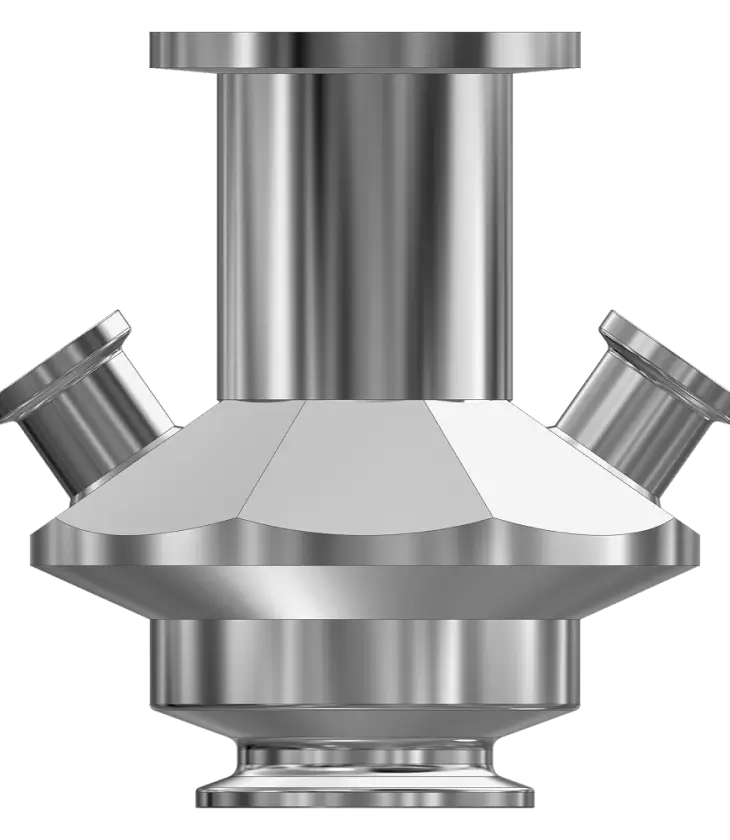 Stainless steel aseptic sampling valve with tri-clamp fittings for pharmaceutical use